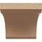 Ekena Millwork 10"W x 10"D x 10"H Wide Legacy Rough Cedar Woodgrain TimberThane Corbel, Primed Tan CORUR10X10X10LGYRCPR - alternate 6